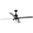 Progress Gillen 1 Light Ceiling Fan/Light Kit, Black/Clear - P250075-31M-WB