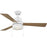 Progress Trevina V 2 Light Ceiling Fan/Light Kit, White/Opal - P250076-028-WB