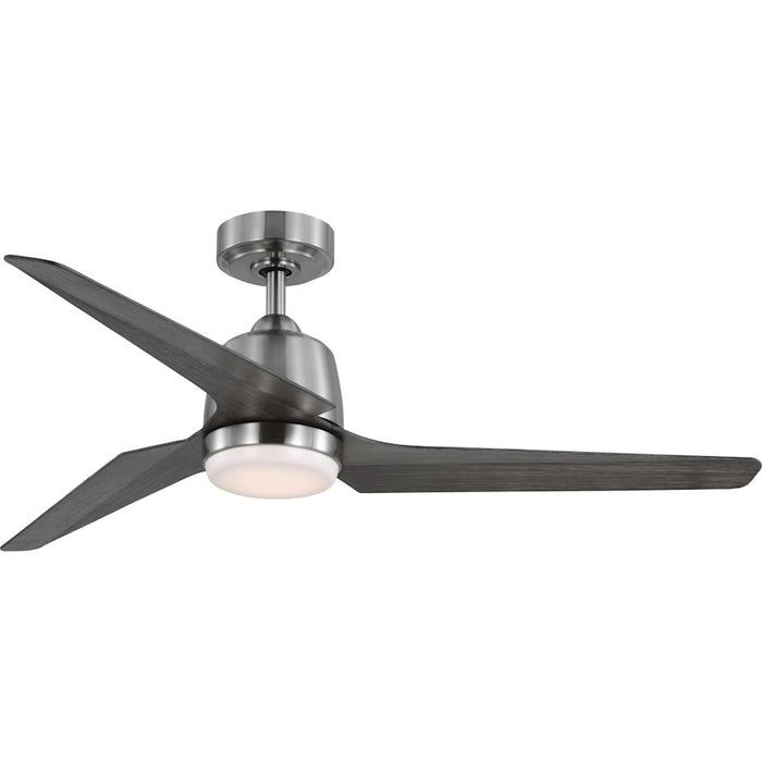 Progress Upshur 1 Light Ceiling Fan/Light Kit, Nickel/Frost - P250094-009-30