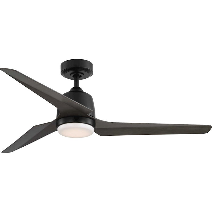 Progress Upshur 1 Light Ceiling Fan/Light Kit, Black/Frost - P250094-31M-30