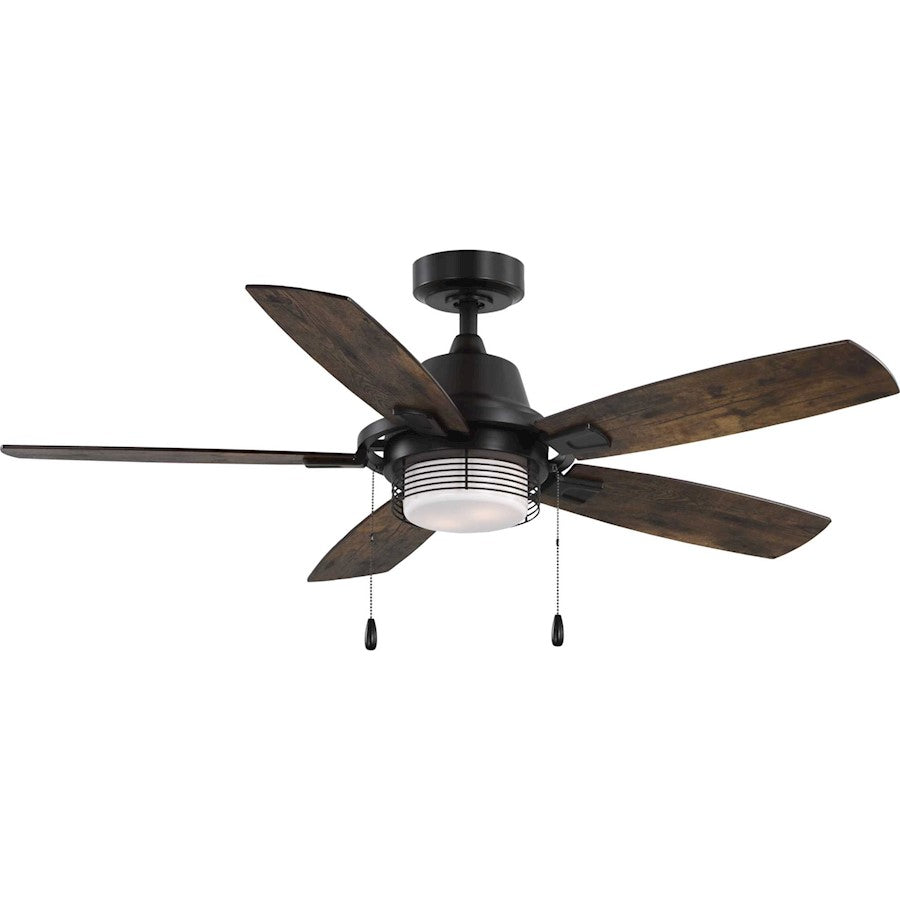 Progress Freestone 2 Light Ceiling Fan/Light Kit, Bronze/Frost - P250095-020-WB