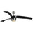 Progress Insigna 3 Blade 60" Ceiling Fan, Nickel/Black/Frosted - P250107-009-30