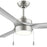 Progress Lighting Axion I 52" LED 1Lt Ceiling Fan, Nickel/Silver