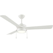Progress Lighting Axion I 52" LED 1Lt Ceiling Fan, White/White - P250122-28M-30
