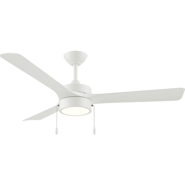 Progress Lighting Axion I 52" LED 1Lt Ceiling Fan, White/White - P250122-28M-30
