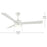 Progress Lighting Axion I 52" LED 1Lt Ceiling Fan, White/White