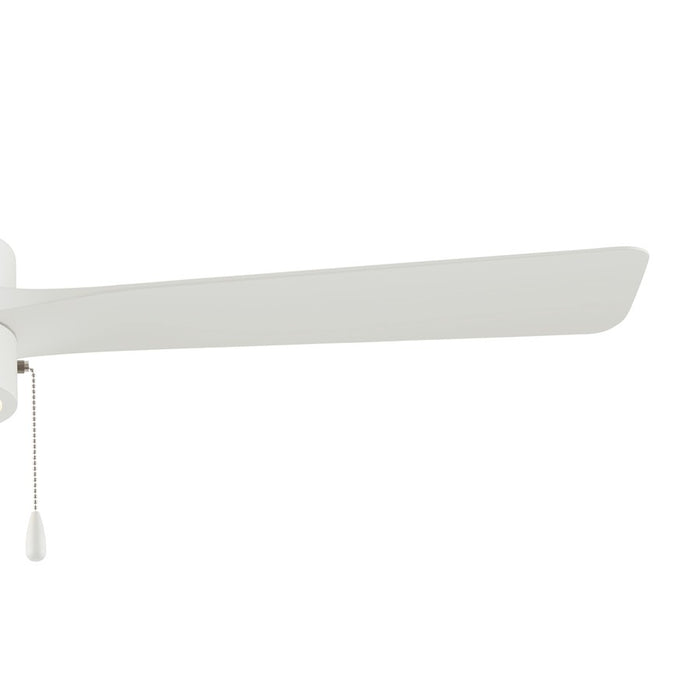 Progress Lighting Axion I 52" LED 1Lt Ceiling Fan, White/White
