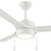 Progress Lighting Axion I 52" LED 1Lt Ceiling Fan, White/White