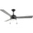 Progress Lighting Axion I 52" LED 1Lt Ceiling Fan, Black/Black - P250122-31M-30