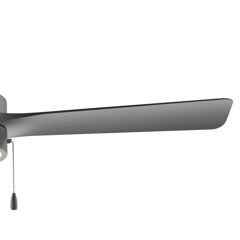 Progress Lighting Axion I 52" LED 1Lt Ceiling Fan, Black/Black