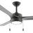 Progress Lighting Axion I 52" LED 1Lt Ceiling Fan, Black/Black
