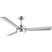 Progress Lighting Axion II 52" LED 1Lt Ceiling Fan, Nickel/Silv - P250123-009-30