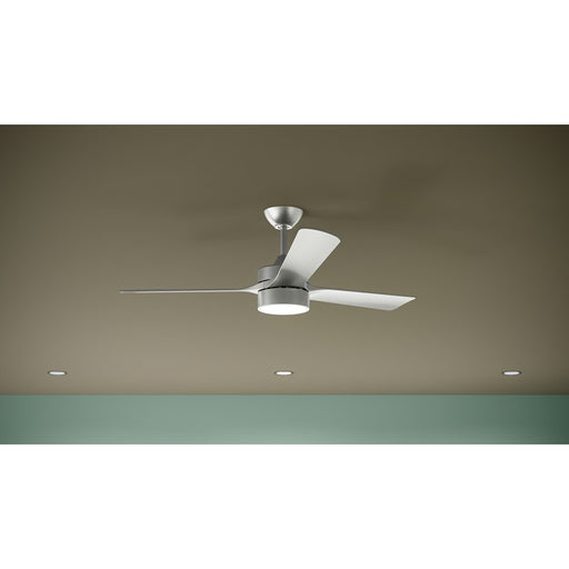 Progress Lighting Axion II 52" LED 1Lt Ceiling Fan, Nickel/Silver