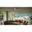 Progress Lighting Axion II 52" LED 1Lt Ceiling Fan, Nickel/Silver