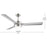 Progress Lighting Axion II 52" LED 1Lt Ceiling Fan, Nickel/Silver