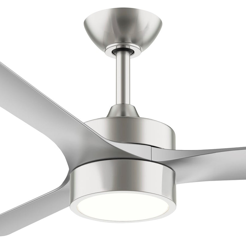 Progress Lighting Axion II 52" LED 1Lt Ceiling Fan, Nickel/Silver