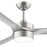 Progress Lighting Axion II 52" LED 1Lt Ceiling Fan, Nickel/Silver