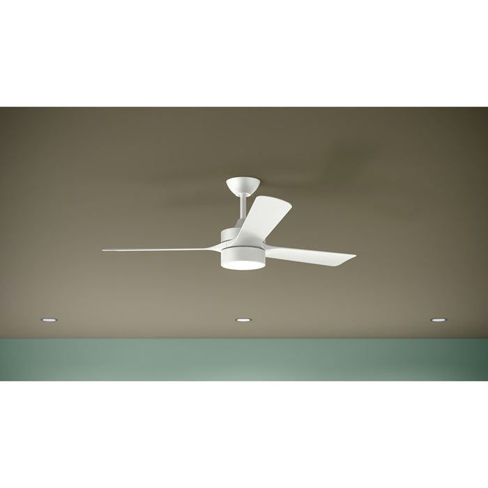 Progress Lighting Axion II 52" LED 1Lt Ceiling Fan, White/White