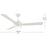 Progress Lighting Axion II 52" LED 1Lt Ceiling Fan, White/White