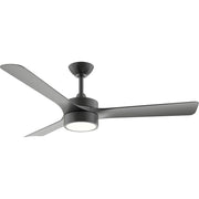 Progress Lighting Axion II 52" LED 1Lt Ceiling Fan, Black/Black - P250123-31M-30