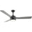 Progress Lighting Axion II 52" LED 1Lt Ceiling Fan, Black/Black - P250123-31M-30