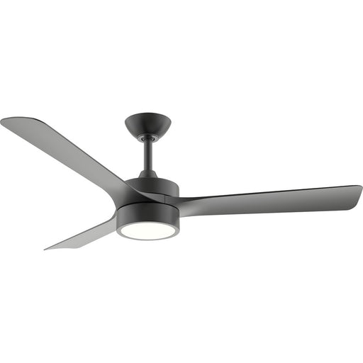 Progress Lighting Axion II 52" LED 1Lt Ceiling Fan, Black/Black - P250123-31M-30