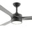 Progress Lighting Axion II 52" LED 1Lt Ceiling Fan, Black/Black