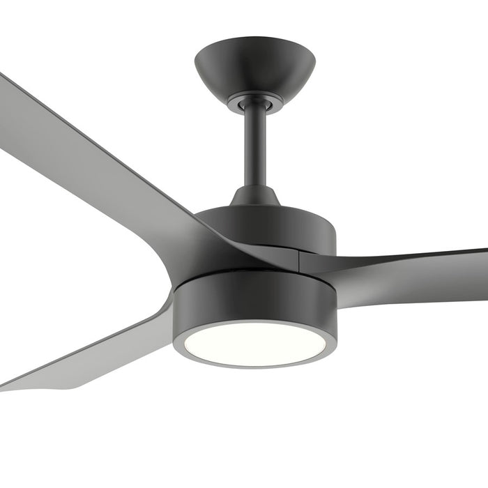 Progress Lighting Axion II 52" LED 1Lt Ceiling Fan, Black/Black