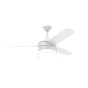 Progress Lighting Nolyn 52.00" LED 1Lt Ceiling Fan, White/White - P250124-28M-30
