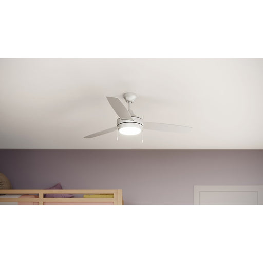 Progress Lighting Nolyn 52.00" LED 1Lt Ceiling Fan, White/White