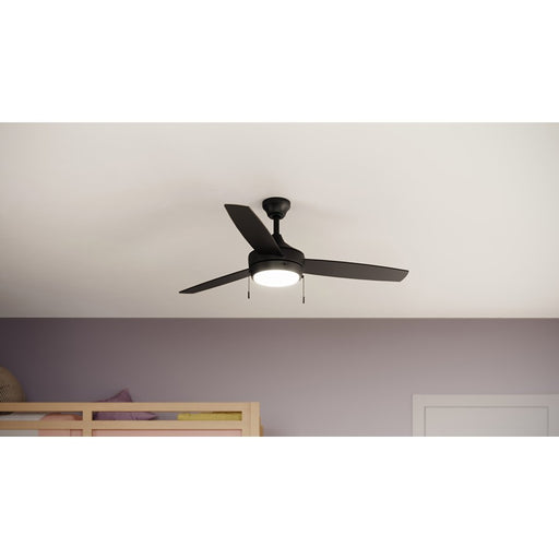 Progress Lighting Nolyn 52.00" LED 1Lt Ceiling Fan, Black/Black