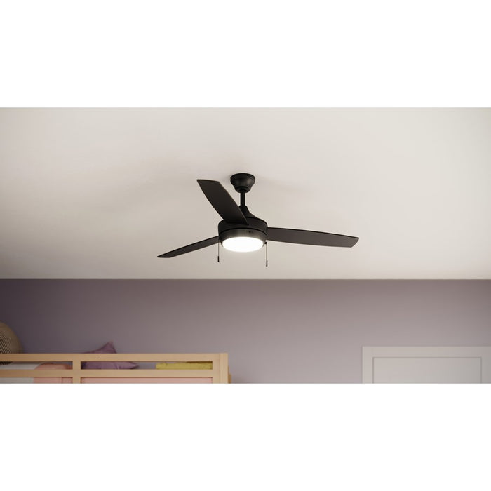 Progress Lighting Nolyn 52.00" LED 1Lt Ceiling Fan, Black/Black