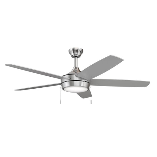 Progress Lighting Nolyn V 52" LED 1Lt Ceiling Fan, Nickel/Silv - P250125-009-30