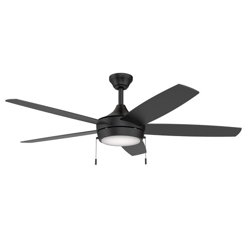 Progress Lighting Nolyn V 52" LED 1Lt Ceiling Fan, Black/Black - P250125-31M-30