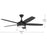 Progress Lighting Nolyn V 52" LED 1Lt Ceiling Fan, Black/Black