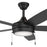 Progress Lighting Nolyn V 52" LED 1Lt Ceiling Fan, Black/Black