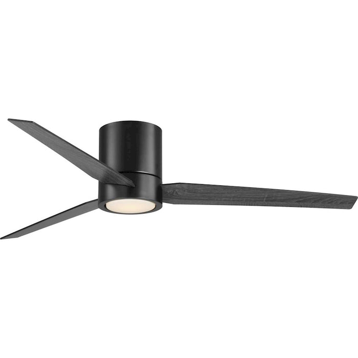 Progress Braden 1 Light Ceiling Fan/Light Kit, Black/White Opal - P2588-31M30K