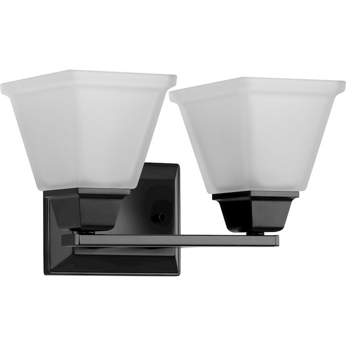 Progress Lighting Clifton Heights 2-Lt Black/Etched Vanity