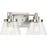 Progress Lighting Hinton 2 Light Clear Seeded Farmhouse Vanity