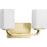 Progress Lighting Cowan 2 Light Modern Etched Opal Bath Vanity