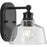 Progress Lighting Singleton 1 Light Wall Sconce, Black/Clear - P300395-31M