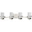 Progress Lighting Reiss 4 Light Bathroom Vanity, Nickel/Etched - P300416-009