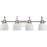 Progress Preston 4 Light Bathroom Vanity, Nickel/Etched Opal - P300429-009