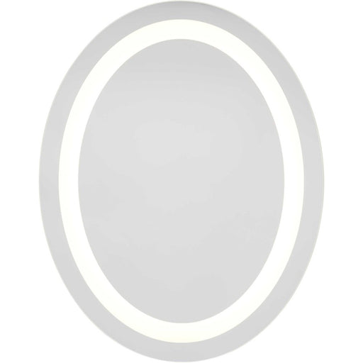 Progress Captarent 1 Light 28" LED Mirror, White/Silver - P300456-030-30