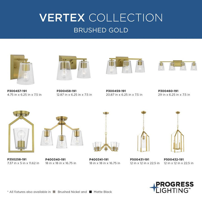 Progress Lighting Vertex 3-Light Bath Light