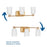 Progress Lighting Adley 3-Light Bath Vanity Light
