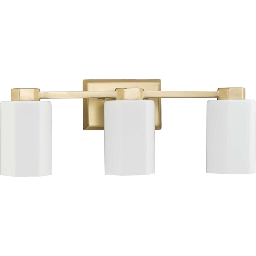 Progress Lighting Estrada 22.37"W Bath Light, Gold/Opal - P300478-191