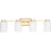 Progress Lighting Estrada 31.25"W Bath Light, Gold/Opal - P300479-191