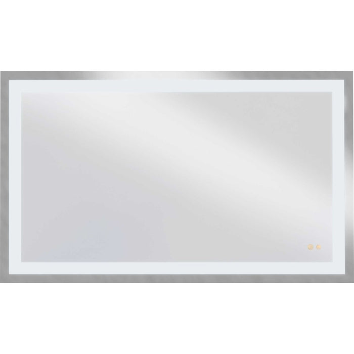 Progress Captarent LED 60"X36" Rectangular Color Mirror, White - P300492-030-CS