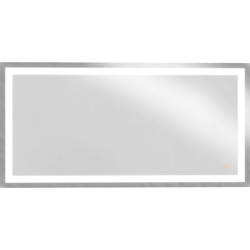 Progress Captarent LED 72"X36" Rectangular Color Mirror, White - P300493-030-CS